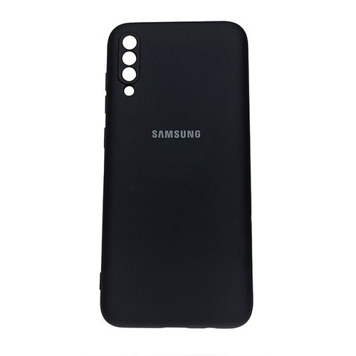 قاب سیلیکونی پاک کنی اورجینال Samsung Galaxy A70 - مشکی (پک دار)