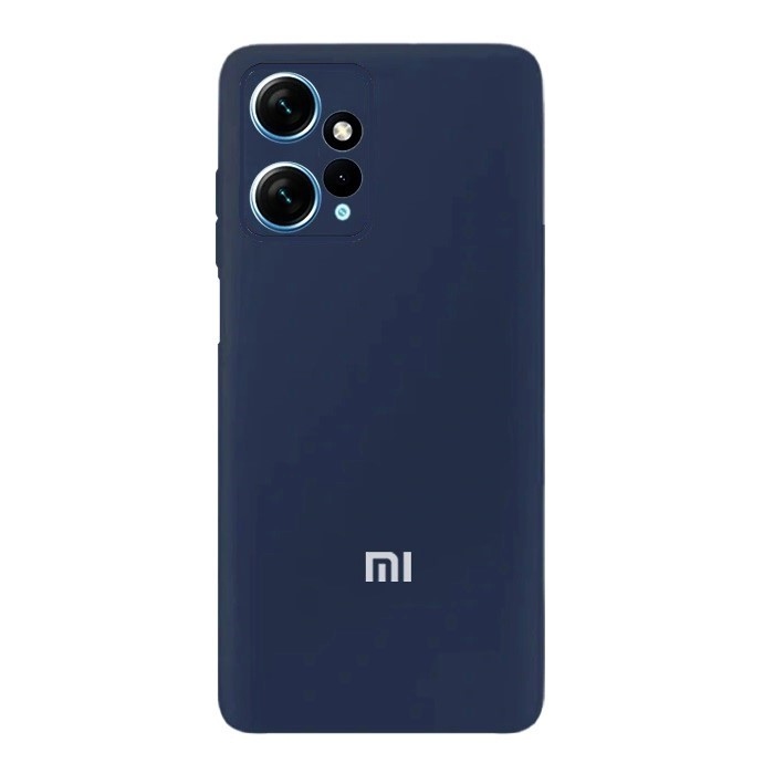 قاب  سیلیکونی اورجینال  پاک کنی شیائومی Xiaomi Note 12 4G‏ - سرمه ای
