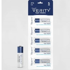 باتری 27امپر 12 ولت وریتی (VERITY) مدل Super Alkaline بسته 5 تایی