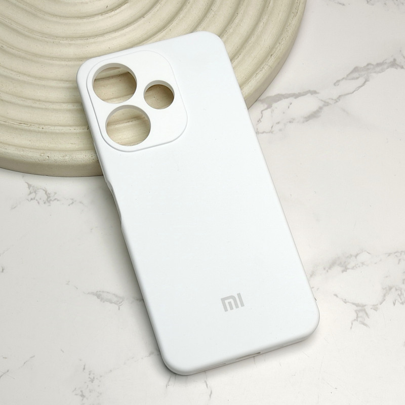 قاب سیلیکونی اورجینال Xiaomi Redmi 13 - رنگ سفید