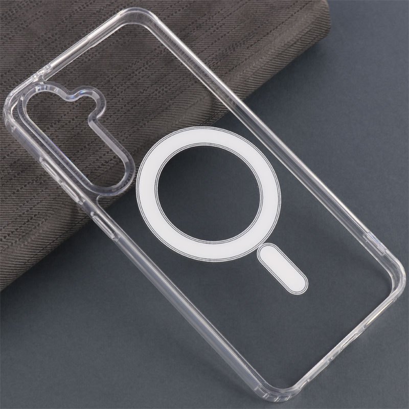 قاب شفاف ضد ضربه مگ سیف Clear Case Magnetic سامسونگ Galaxy S24 FE