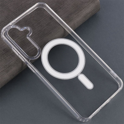 قاب شفاف ضد ضربه مگ سیف Clear Case Magnetic سامسونگ Galaxy S24 FE