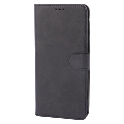 کیف کتابی کلاسوری چرمی مگنتی محافظ لنزدار Samsung Galaxy A05s - مشکی