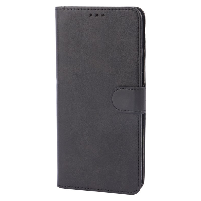 کیف کتابی کلاسوری چرمی مگنتی محافظ لنزدار Samsung Galaxy A20 / A30 - مشکی