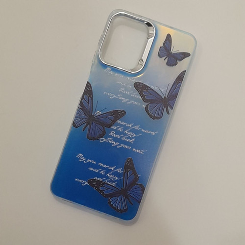 قاب دخترانه هولوگرامی دور محافظ لنز متال مناسب سامسونگ Samsung Galaxy A22 4G / Galaxy M22 / Galaxy M32 4g