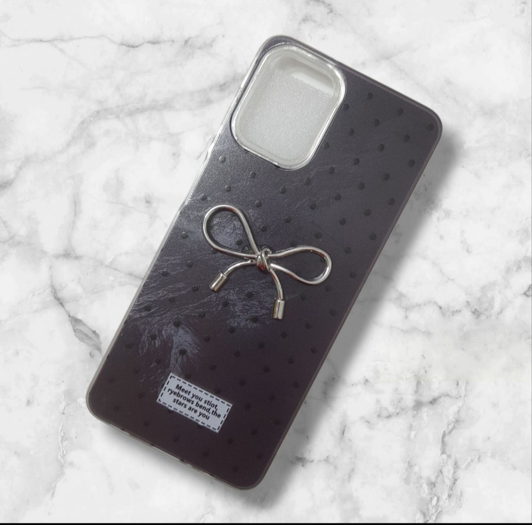 قاب دخترانه براش Meet You طرح پاپیون براق مناسب سامسونگ Samsung Galaxy A12/ Galaxy M12 / M12 (India)