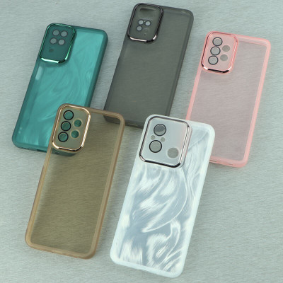 قاب ژله ای براش محافظ متال Xiaomi Poco C55 رنگ سفید موجود است