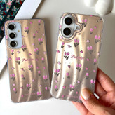 قاب فانتزی دخترانه ترند گل لاله Pink Tulips مناسب سامسونگ آیفون A15 A16 A55 A17 s21fe A73 A36/A56 A54 iphone 13