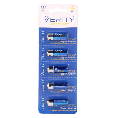 باتری ریموت کنترل Verity Super Alkaline 12V 23A  قیمت درج شده برای یک عدد باتری ریموت کنترل می باشد