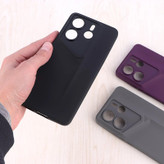 قاب ژله ای پورش دیزاین Xiaomi Redmi Note 15 Pro 4G محافظ لنزداررنگ سرمه ای موجود است